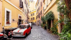 Car Street Rome Italy 1
