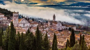 Cathedral Basilica Saint Clare Assisi Italy 1