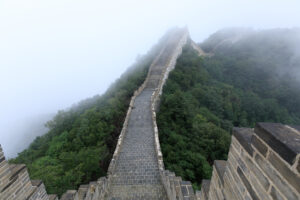 landscape of the great wall in China