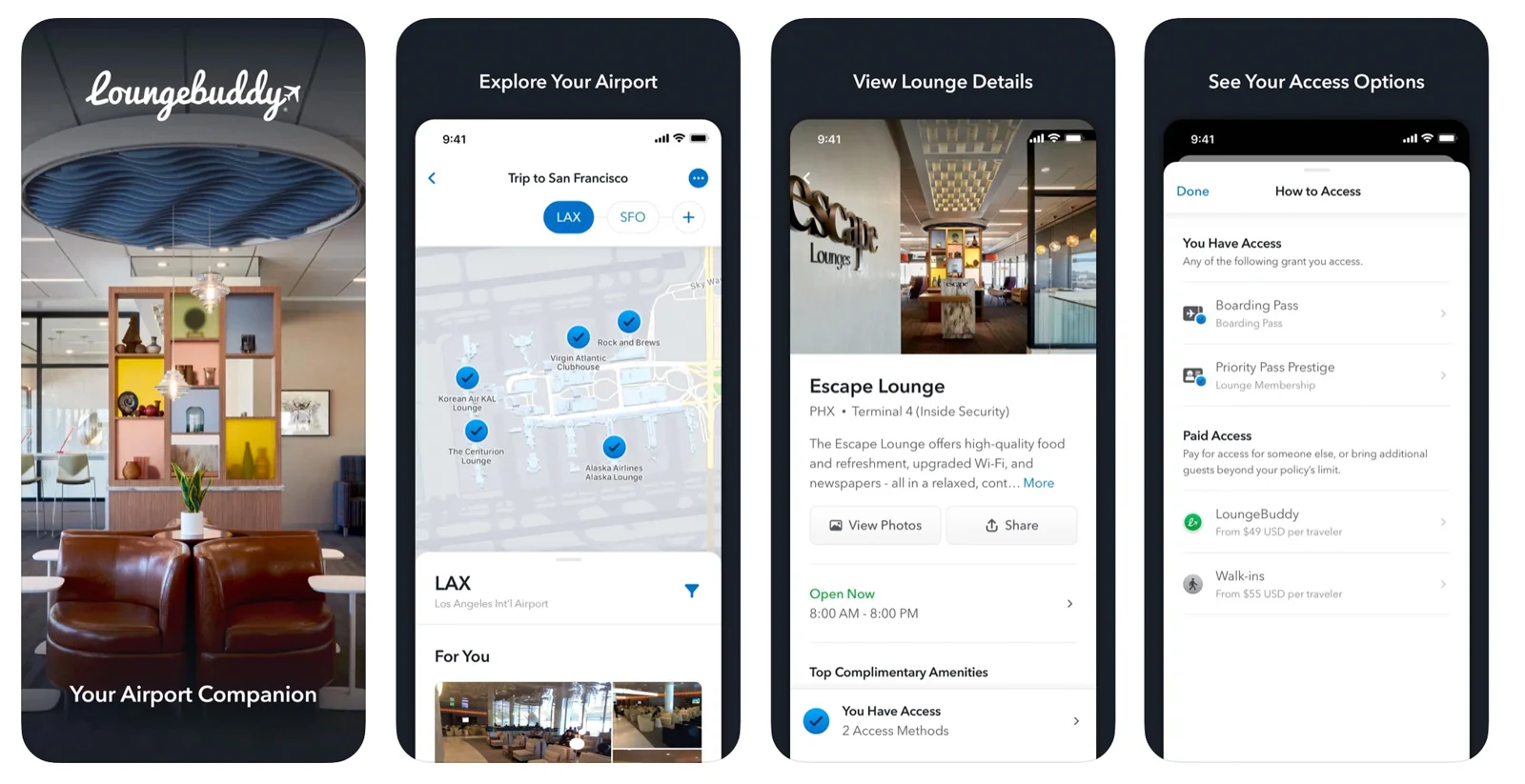 Travel Apps Loungebuddy