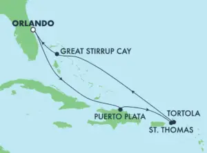 Orlando Eastern Caribbean Cruise