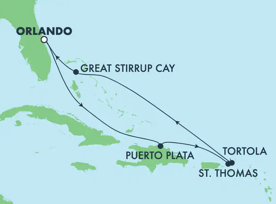 Orlando Eastern Caribbean Cruise Orlando Eastern Caribbean Cruise