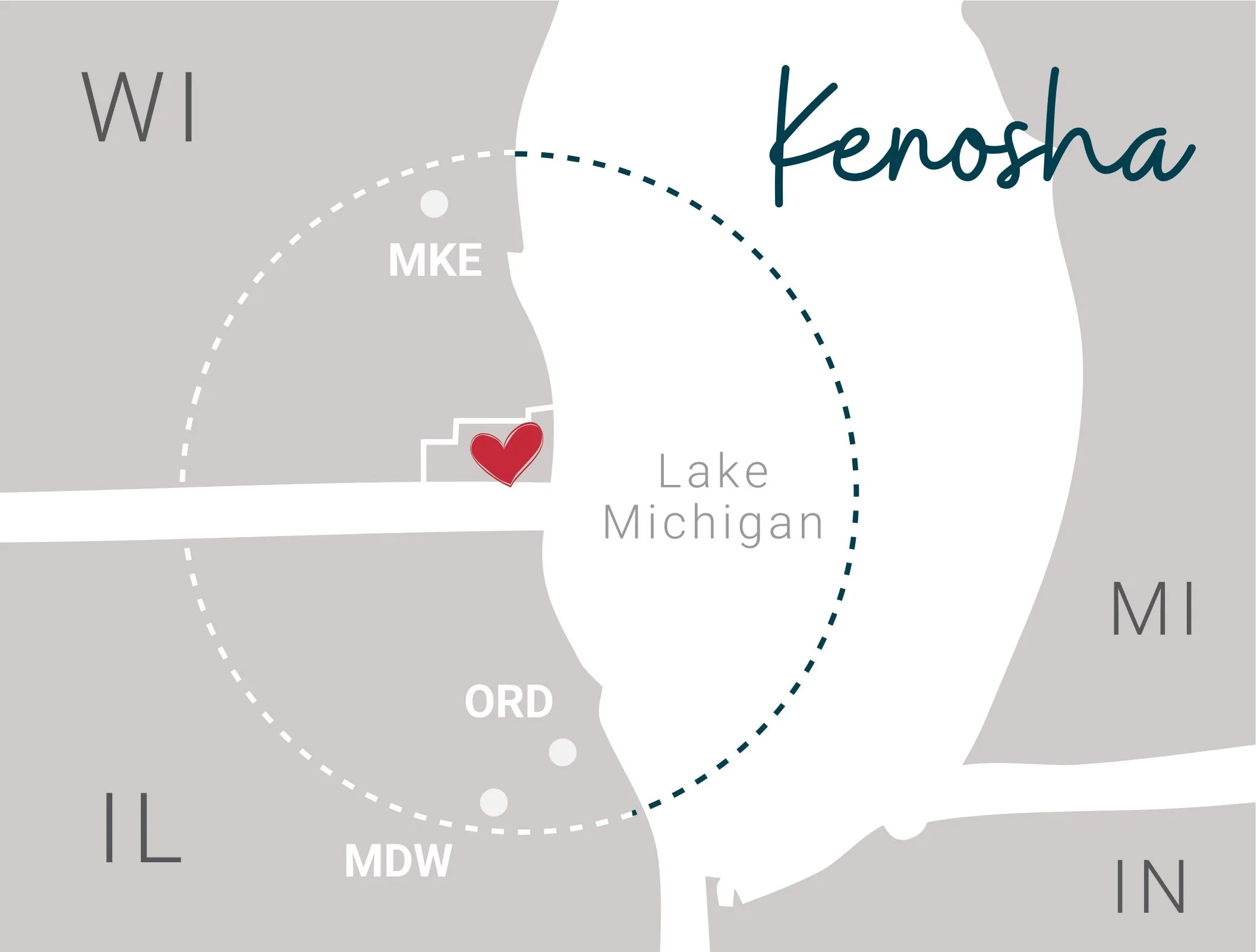 Kenosha Map