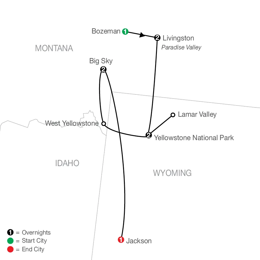 Majestic Montana Map